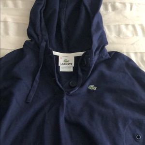 Lacoste navy blue hoodie